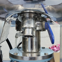 Mélangeur automatique d'émulsifiant à haut cisaillement 50L PLC pour machines sous vide industrielles de produits chimiques de protection solaire