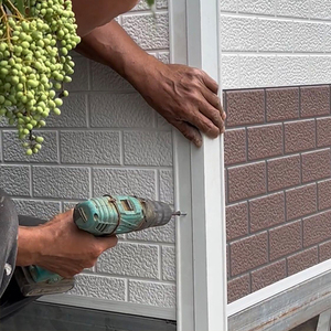 <span class=keywords><strong>Pannelli</strong></span> Murali in Metallo Intagliato per Esterni, Rivestimento Murale con Isolamento in PU per Decorazione Villa - Product Image 6
