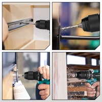 Perceuse électrique sans fil 13 mm 650 N.m, couple 25+3, multifonction, bricolage à domicile, outils électriques pour briser la glace, pour batterie 18 V