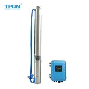 1hp dc solar panels powered 3 inch submersible borehole well agriculture irrigation water pump system