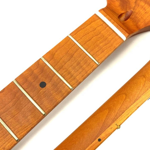 คอกีตาร์แบบกำหนดเอง 22 เฟรต ผิวสีสแตน ทำจากไม้เมเปิลอบสี พร้อมฟิงเกอร์บอร์ดไม้เมเปิล สำหรับเปลี่ยนกีตาร์ ST - Product Image 6