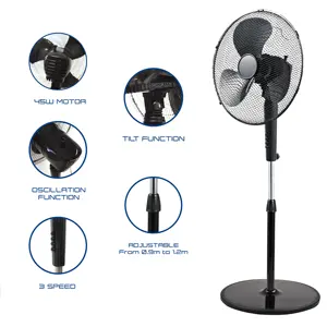 Ultra Quiet Pedestal Fan New Pedestal Stand Fan & Table Fan