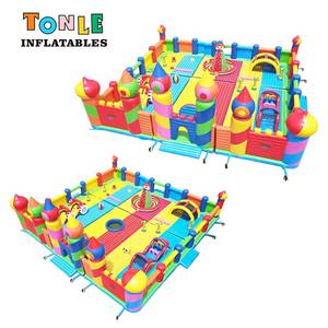 Very Popular the Big Bounce Inflatable Park the World's Biggest Bounce House <strong>Adult</strong> and Kids Inflatable Theme Park for Sale - Product Image 1