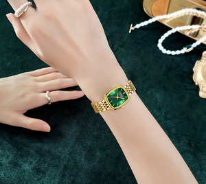 CURREN 9093 Fashion Luxury Diamond Stainless Steel Strap Lady Wristwatches Simple Design Quartz Watches for Women Girls - Product Image 2