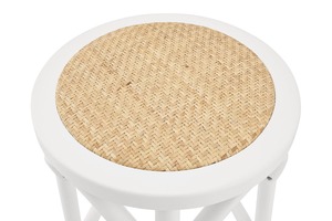 Tabouret <span class=keywords><strong>de</strong></span> <span class=keywords><strong>bar</strong></span> en rotin et bois <span class=keywords><strong>de</strong></span> style scandinave DISHI pour salle à manger et salon - <span class=keywords><strong>Chaise</strong></span> <span class=keywords><strong>de</strong></span> bistrot écologique à usage commercial - Product Image 4
