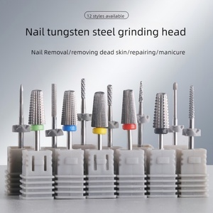 Five-in-One Tungsten Steel <b>Nail</b> Grinding Head Machine Diamond Material Unloading High Quality <b>Nail</b> Drill Bits 5 in 1 - Product Image 2
