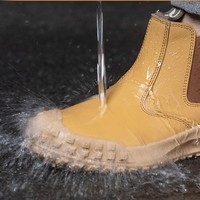 Chaussures de protection du travail Anti-impact Anti-crevaison Semelle en caoutchouc antidérapante pour hommes Chaussures de sécurité au travail résistantes à l'usure