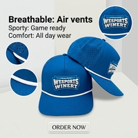 Casquette de baseball et de golf imperméable, 5 panneaux, avec logo personnalisé en caoutchouc PVC, perforations découpées au laser, style sport, avec cordon, pour le surf, type snapback