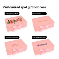 Scatola Regalo Magnetica Pieghevole in Cartone Rigido da 2mm con Nastro, Personalizzabile, Scatole in Carta Opaca Rivestita, Produzione a Basso MOQ