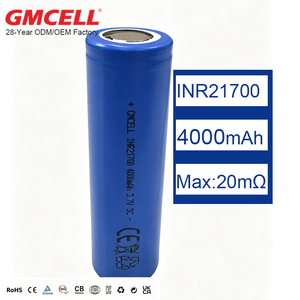 แบตเตอรี่ลิเธียมไอออน 3.7V 3C 21700 4000mAh แบบชาร์จได้สำหรับอุปกรณ์อิเล็กทรอนิกส์สำหรับผู้บริโภค ชุดแบตเตอรี่ INR21700 - Product Image 1