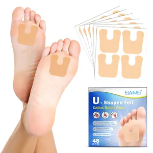 Friction Reduction Relieves Painful Underfoot Pressure Relieve Callus Pain Pads Callus Removers Foot U-shaped Callus Relief Pads