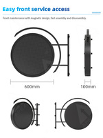 Vente flash - Module d'affichage LED circulaire à faible consommation d'énergie - CE FCC - Écran LED en forme de disque - Livraison rapide - Mur vidéo LED rond pour bar