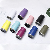Nouvelle tasse isotherme sous vide de 14 oz de style européen et américain, en acier inoxydable 304, pour voiture, mug à bière, finition peinte par pulvérisation, logo personnalisable
