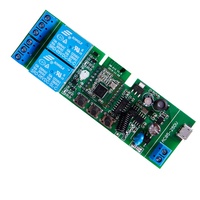 Module de relais Tuya ZigBee 2CH 12V 220V 5V commutateur sans fil autobloquant la télécommande RF433 Module de relais Google Home