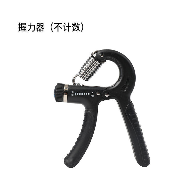 Rubber-coated hand gripper (counting model) Orange and black