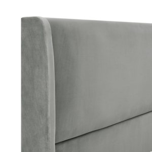 Ensemble de chambre à coucher rembourré Arles 3 pièces : lit plateforme à dossier haut avec deux tables de chevet - Product Image 3