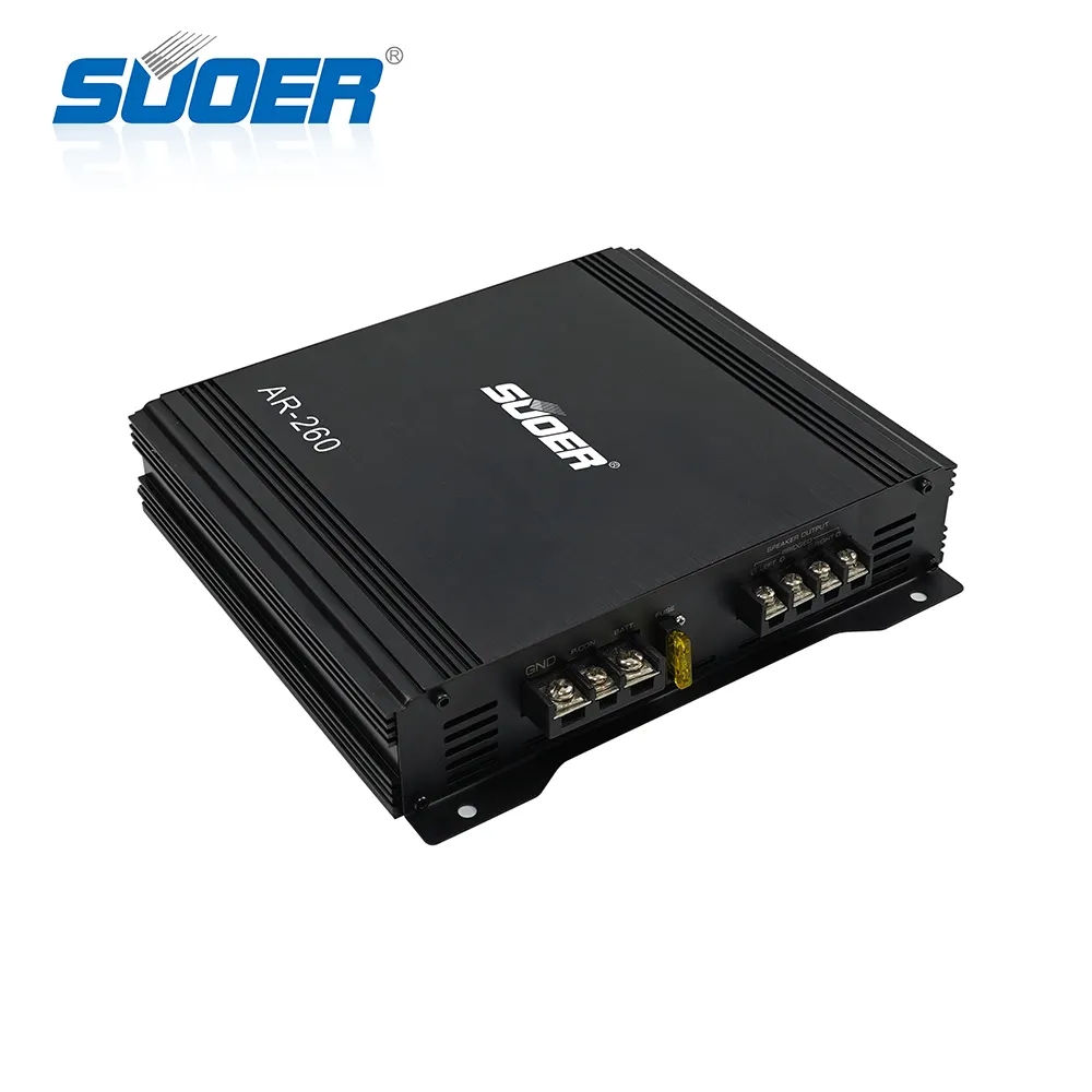 Suoer AR-260 diskon besar amplifier mobil rms 2 saluran kelas ab 2*60w pasar AS