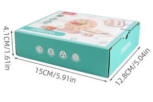 Jouet éducatif Montessori pour <span class=keywords><strong>l</strong></span>'apprentissage précoce, cadeau pour enfants, horloge en bois pour <span class=keywords><strong>apprendre</strong></span> à <span class=keywords><strong>lire</strong></span> <span class=keywords><strong>l</strong></span>'<span class=keywords><strong>heure</strong></span>, fabriquée en bois - Product Image 6