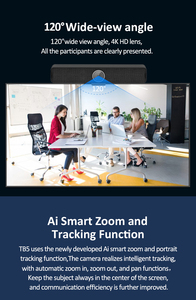 Cámara Web 4K Todo en Uno, Cámara HD, Sistema de Audio para Conferencias, Micrófono, Altavoz, Barra de Video - Product Image 6