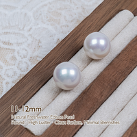 Perles d'eau douce naturelles Edison 11-12 mm Perles en vrac Texture naturelle Fabrication de bijoux Vente en gros