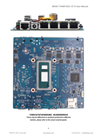 Carte mère industrielle I3-1215U 4LANS i226 2 ports 5GbE Intel i3 1215U i5 1235U i7 13620H pour pare-feu et réseau