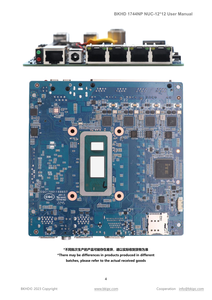 Placa Base Industrial I3-1215U 4LANS i226 2 Puntos 5GbE, Intel i3 1215U, i5 1235U, i7 13620H, Tarjeta de Red para Firewall - Product Image 5