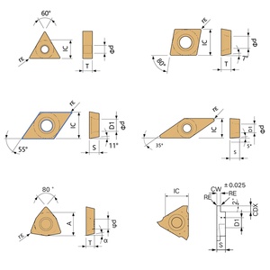 Vulcan <span class=keywords><strong>Carbide</strong></span> chèn công cụ chuyển W hình dạng <span class=keywords><strong>Carbide</strong></span> chèn wnmg160804 PVD tráng cho thép không gỉ cho máy tiện CNC - Product Image 6