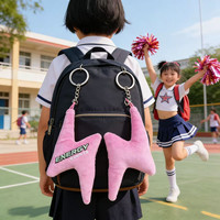 BSBH Vente en gros Porte-clés en peluche de football personnalisés, mignons et doux, très populaires, jouets en peluche de dessin animé, pendentifs de sac pour étudiants, cadeaux