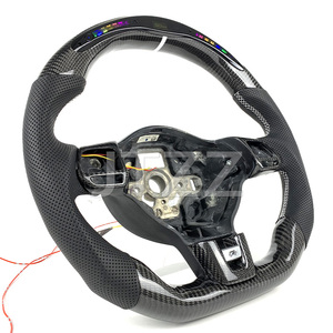 Para <span class=keywords><strong>Volkswagen</strong></span> <span class=keywords><strong>Golf</strong></span> MK6 <span class=keywords><strong>GTI</strong></span> 2008 2009 2010 <span class=keywords><strong>2012</strong></span> 2013 volante de fibra de carbono pantalla LED Interior automotriz - Product Image 3