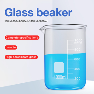 Béchers en verre résistants à la chaleur <span class=keywords><strong>Verrerie</strong></span> <span class=keywords><strong>de</strong></span> laboratoire Équipements <span class=keywords><strong>de</strong></span> laboratoire <span class=keywords><strong>de</strong></span> <span class=keywords><strong>chimie</strong></span> Bécher en verre <span class=keywords><strong>de</strong></span> quartz 100ml - Product Image 2