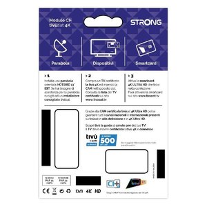 Module Tivusat Strong Cam 4K Ultra HD avec carte intelligente incluse - Product Image 2