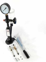 Testeur de buse d'injecteur diesel S60h avec valve de réglage et pompe manuelle, compatible avec les testeurs d'injecteurs Common Rail