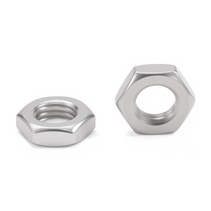 Tuercas Hexagonales Delgadas de Acero Inoxidable 304 GELISEN M3-M48 Tapas Planas para Tornillos - Product Image 1