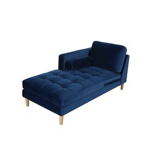 कपड़े मखमल कोने सोफे एल आकार कोच लाउंज गहरे नीले रंग का आधुनिक अनुभागीय सोफे कमरे में रहने वाले घर फर्नीचर - Product Image 3