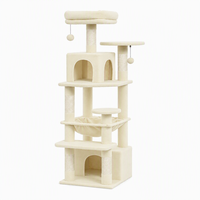 Tour pour chat multi-niveaux en sisal naturel minimaliste du fabricant