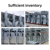 Système d'échafaudage modulaire en acier galvanisé de style italien, conforme à la norme EN 12811, tour d'échafaudage européenne pour l'extérieur