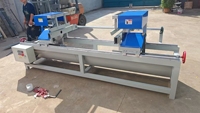 Scie circulaire verticale pour le travail du bois, diamètre de lame 300 mm, capacité de coupe 5000 mm, puissance 3 kW, garantie 1 an