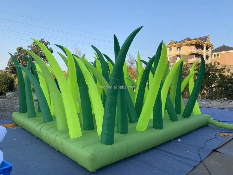 Advertising Green Inflatable Flower Plant Model