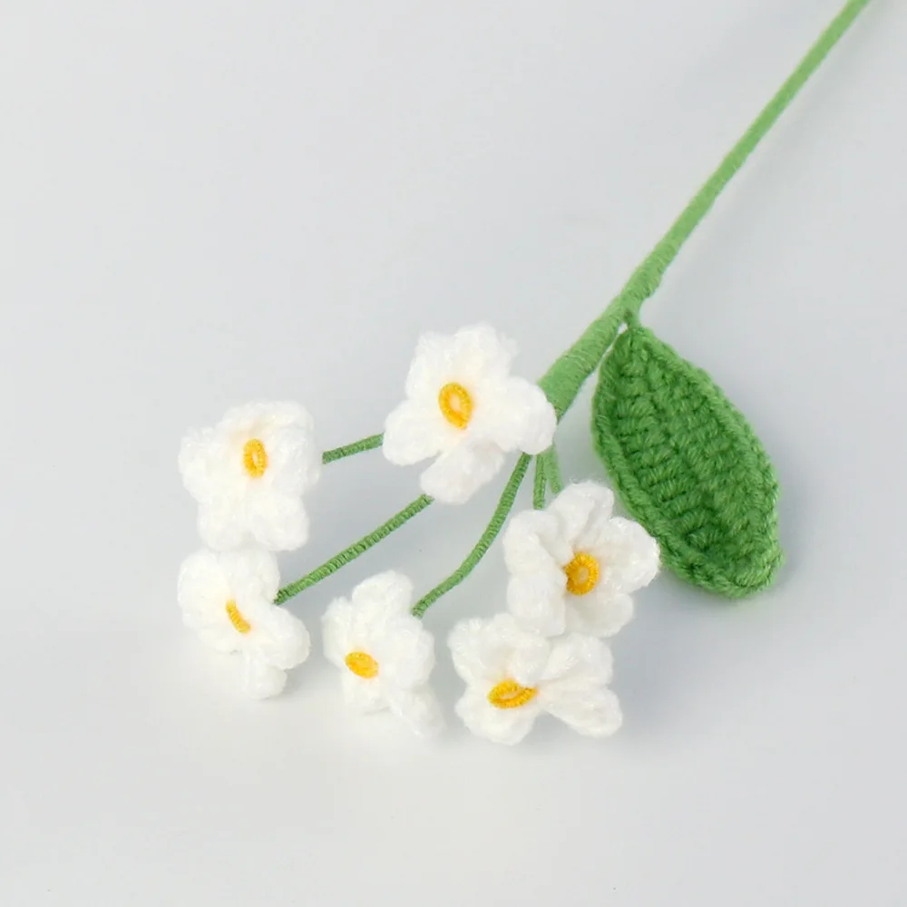 Finished 6 forget-me-not bouquet (white)