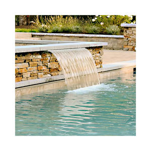 Cascade murale décorative personnalisée avec éclairage LED, cascade artificielle pour piscines, extérieur, <span class=keywords><strong>rideau</strong></span> d'eau pour <span class=keywords><strong>piscine</strong></span> - Product Image 3