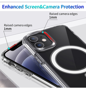 Funda Protectora Magnética Transparente para Cámara, Compatible con <span class=keywords><strong>iPhone</strong></span> 14, 13 Pro Max, <span class=keywords><strong>iPhone</strong></span> <span class=keywords><strong>12</strong></span> Pro Max - Product Image 6