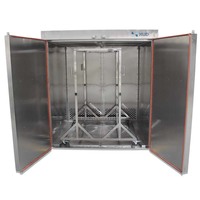 Four de vulcanisation à circulation d'air chaud en acier inoxydable 304 220 ° Chariot de stockage pour pièces en caoutchouc de silicone pour durcissement secondaire