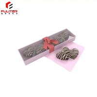 Boîtes en carton personnalisées Truffes Chocolat Fraise Boîte d'emballage de chocolat Bonbon sucré