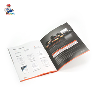 Brochures de haute qualité avec reliure à point de selle, papier kraft, design personnalisé, logo personnalisé, service d'impression professionnel