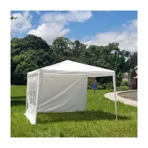 사용자 정의 3x3 3x6 3x9 PE 폴리에스터 정원 전망대 화이트 야외 이벤트 텐트