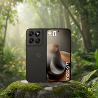 Smartphone MOTO G77 5G de 6.78" en color Negro Oliva Pantone (256 GB de Almacenamiento, 8 GB de RAM, Batería de 5200 mAh, Cámara de 108 MP, Procesador Octa Core, Pantalla AMOLED, Doble SIM)