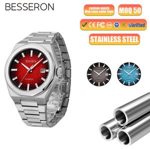 Reloj Mecánico de Lujo en Oferta, Acero Inoxidable 316L para Hombre, Automático, Resistente al Agua, Esfera Analógica con Cristal de Zafiro - Product Image 1