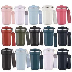 Bouteille d'eau isotherme sous vide en acier inoxydable 304 de 4e génération avec poignée <span class=keywords><strong>portable</strong></span> et paille, pour <span class=keywords><strong>voiture</strong></span>, haute qualité, logo personnalisé - Product Image 3