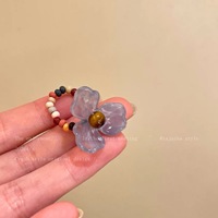 Großhandel Bunte Kristallperlen-Ringe für Frauen im Bohemian-Stil Erschwinglicher Luxus Minimalistisches Design, Perlenringe für Freizeitkleidung