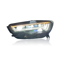 Nuevo Conjunto de Faros LED con Señal de Giro Secuencial Estilo Matriz C8 para Audi A6L C7 2012-2018, Actualización del Modelo Antiguo